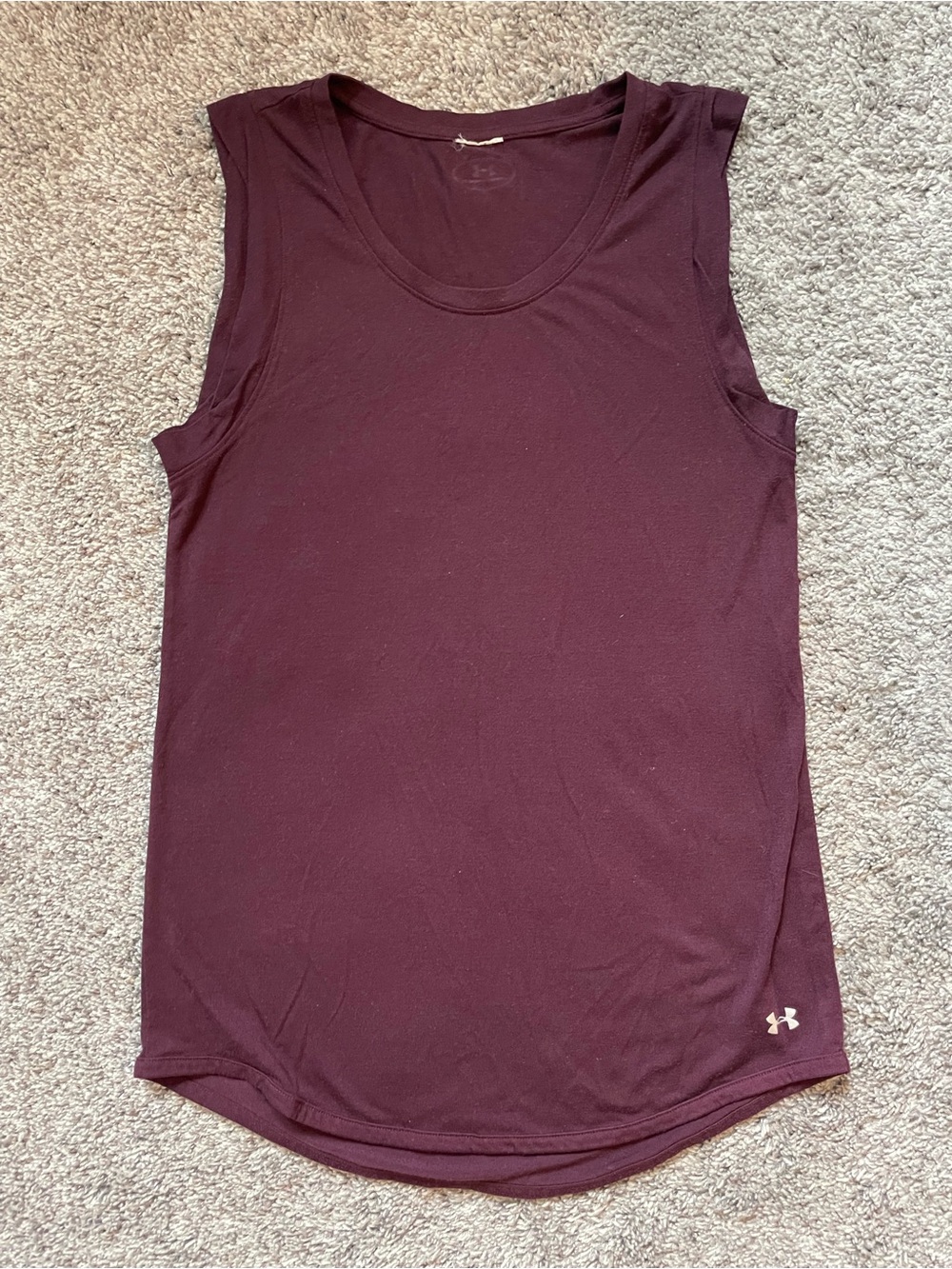 Under Armour Women's Maroon Athletic Tank Top